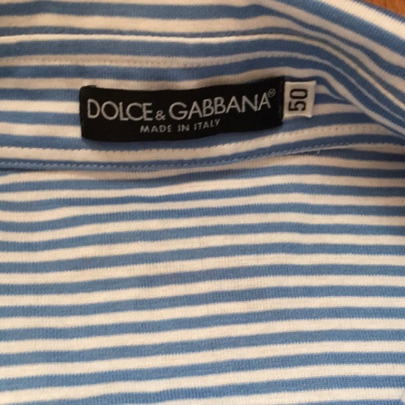 AUTHENTIC DOLCE & GABBANA Collar T-Shirt - Picture 2 of 4